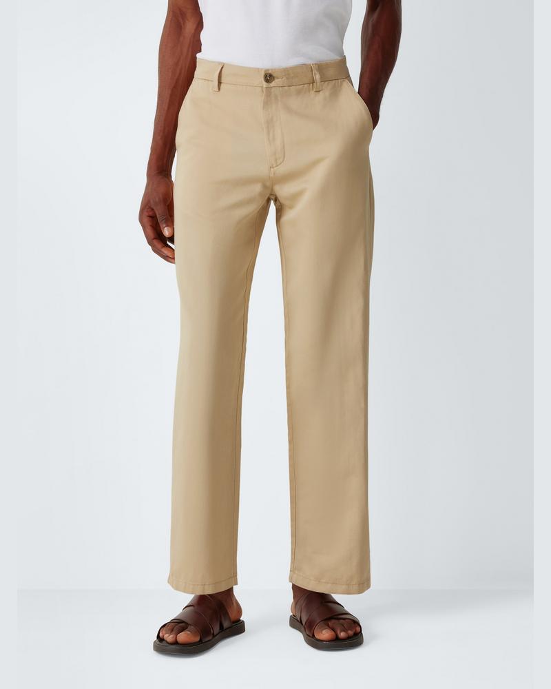 John Lewis Cotton Linen Blend Trousers
